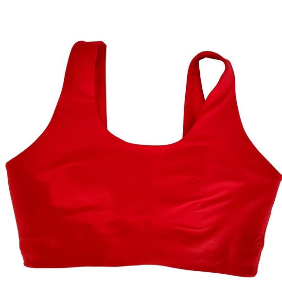 All In Motion Racerback design Scoop neckline Red Sports Bra XXL Everyday Soft - Picture 1 of 5